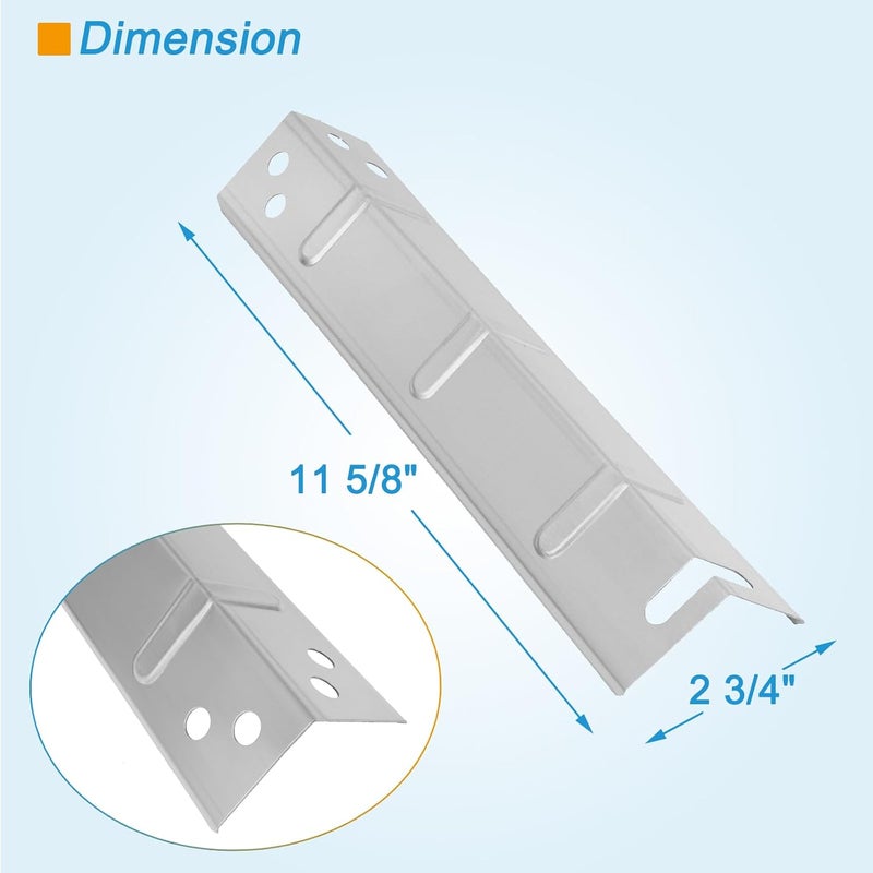 BBQration Grill Replacement Parts for 3-Burner Walmart Expert Grill XG10-101-002-02, Heat Plates Replacement Parts for Expert Grill Parts GBC2016WRS, 3-Pack - Image 3